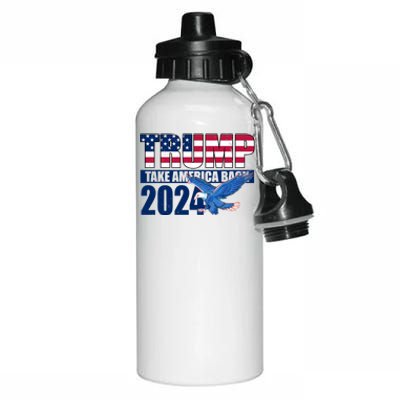 Trump Take America Back 2024 Eagle Aluminum Water Bottle