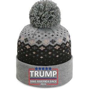  Donald Trump 2024 Take America Back USA United States The Baniff Cuffed Pom Beanie