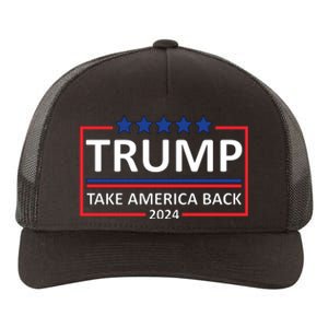  Donald Trump 2024 Take America Back USA United States Yupoong Adult 5-Panel Trucker Hat