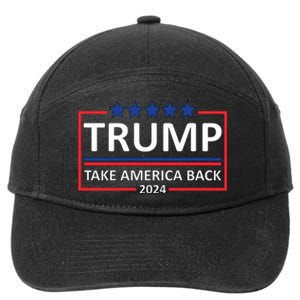  Donald Trump 2024 Take America Back USA United States 7-Panel Snapback Hat