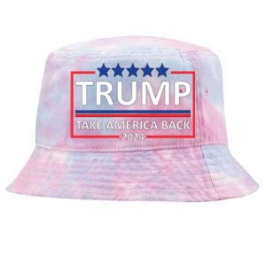  Donald Trump 2024 Take America Back USA United States Tie-Dyed Bucket Hat