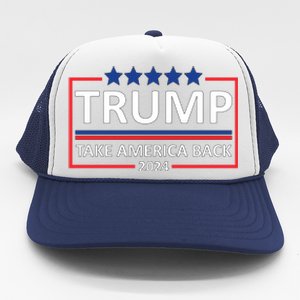  Donald Trump 2024 Take America Back USA United States Trucker Hat