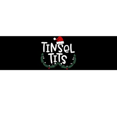 Tinsel Tits And Jingle Balls Funny Matching Christmas Couple Bumper Sticker