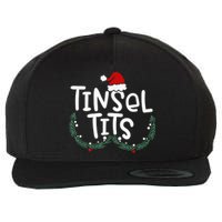 Tinsel Tits And Jingle Balls Funny Matching Christmas Couple Wool Snapback Cap