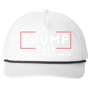 Donald Trump 2024 Take America Back USA United States Snapback Five-Panel Rope Hat