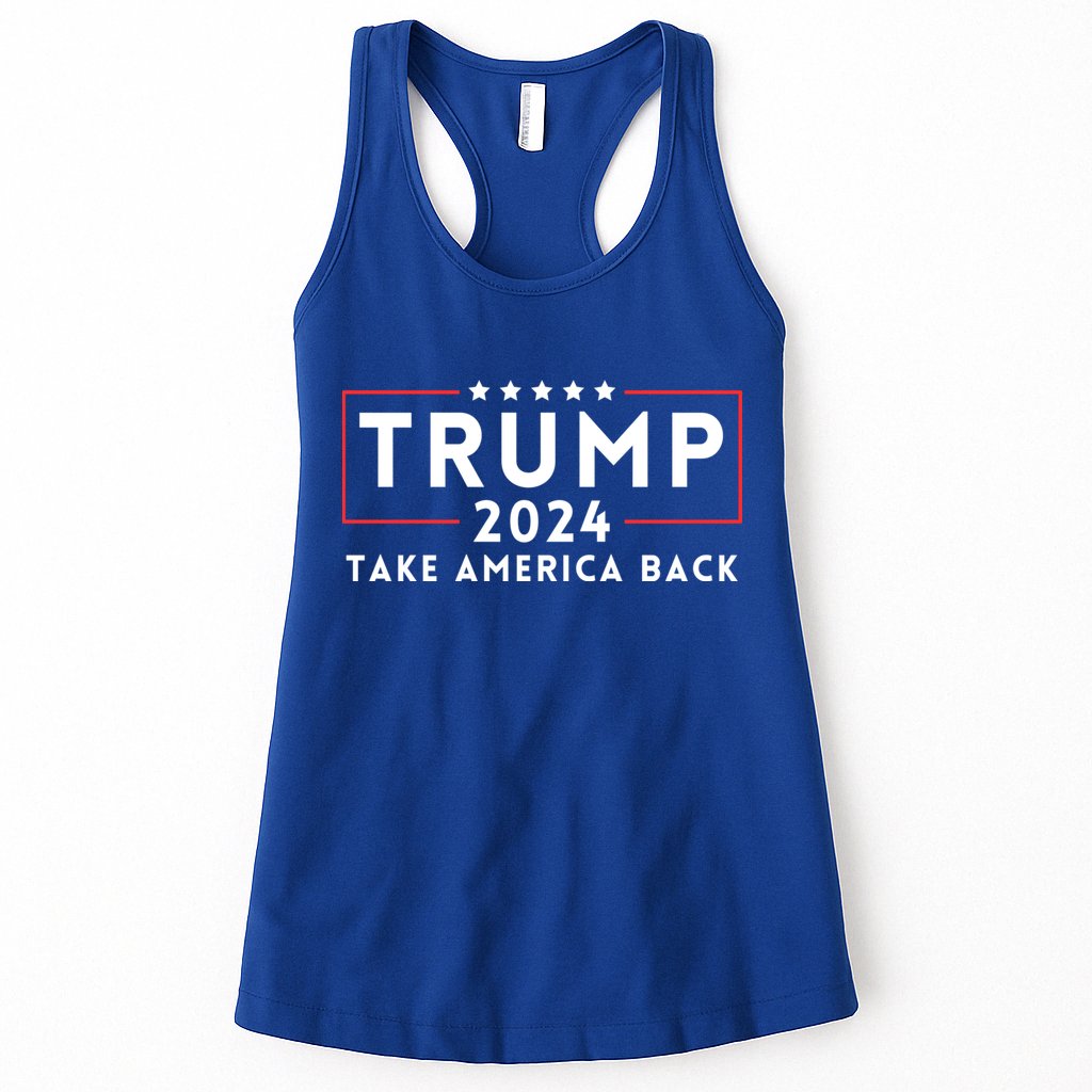 Donald Trump 2024 Take America Back USA United States Womens Tank Top