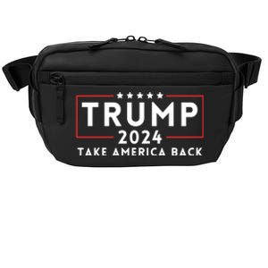 Donald Trump 2024 Take America Back USA United States Crossbody Pack