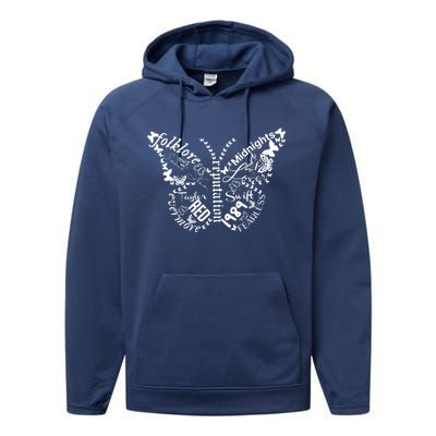 Taylor Ttpd Album Butterfly Silhouette Performance Fleece Hoodie