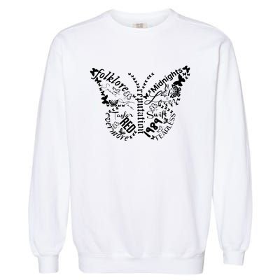 Taylor Ttpd Album Butterfly Silhouette Garment-Dyed Sweatshirt