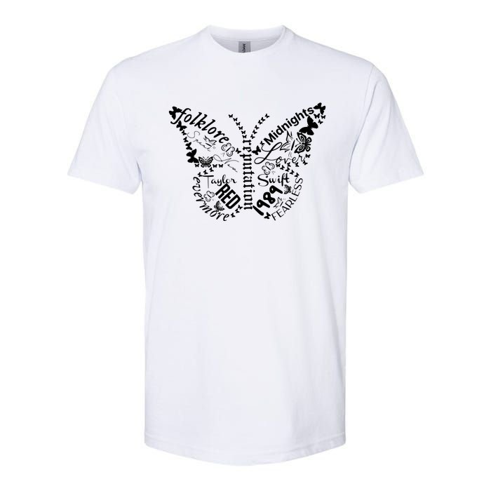 Taylor Ttpd Album Butterfly Silhouette Softstyle CVC T-Shirt