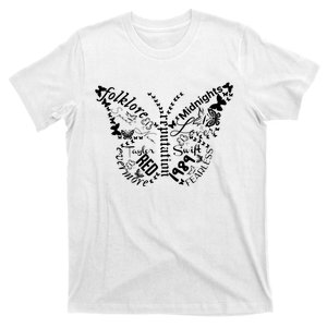 Taylor Ttpd Album Butterfly Silhouette T-Shirt