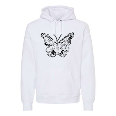 Taylor Ttpd Album Butterfly Silhouette Premium Hoodie