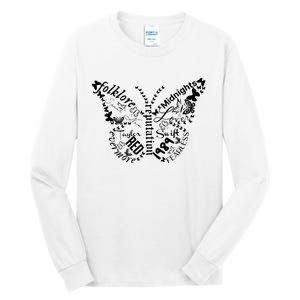 Taylor Ttpd Album Butterfly Silhouette Tall Long Sleeve T-Shirt