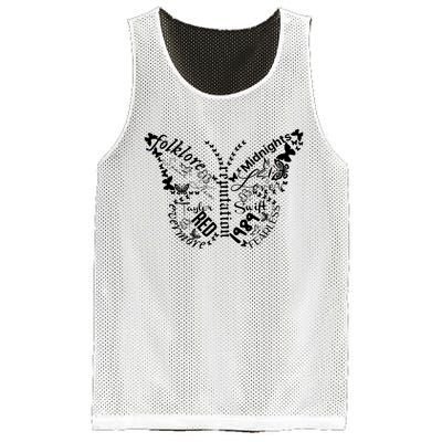 Taylor Ttpd Album Butterfly Silhouette Mesh Reversible Basketball Jersey Tank