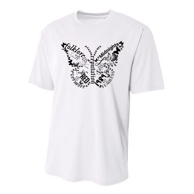 Taylor Ttpd Album Butterfly Silhouette Performance Sprint T-Shirt