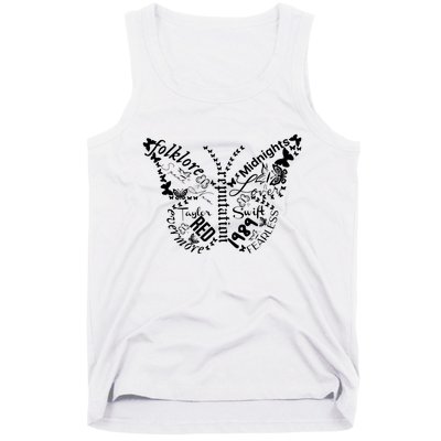 Taylor Ttpd Album Butterfly Silhouette Tank Top