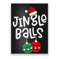 Tinsel Tits And Jingle Balls Funny Matching Christmas Couple Poster