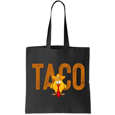 Taco Trump Always Chickens Out Funny Trendy Bag