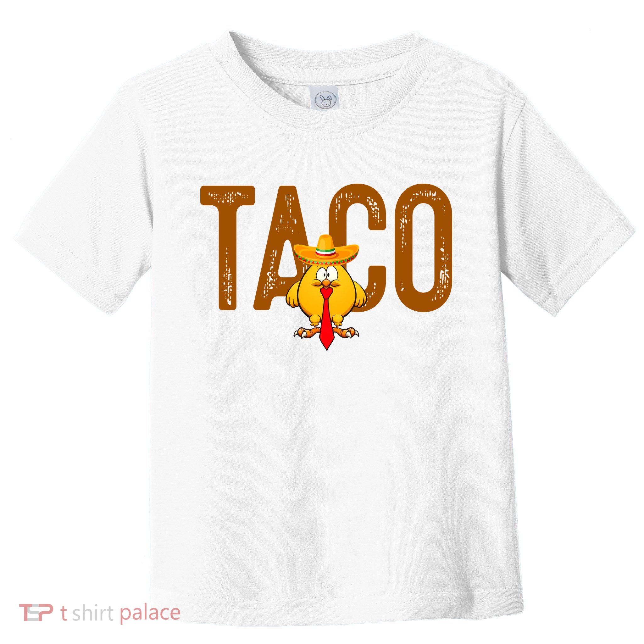Taco Trump Always Chickens Out Funny Trendy Toddler T-Shirt