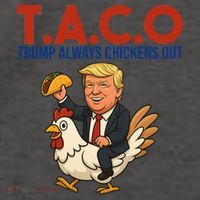 Taco Trump Always Chickens Out Riding A Chicken Vector Backpack