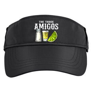 The Three Amigos Lime Salt Tequila Funny Cinco De Mayo Gifts Adult Drive Performance Visor