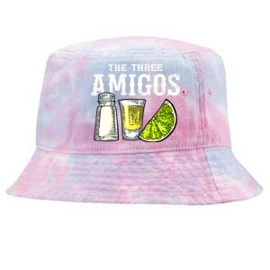 The Three Amigos Lime Salt Tequila Funny Cinco De Mayo Gifts Tie-Dyed Bucket Hat