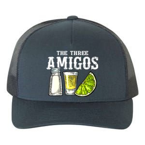 The Three Amigos Lime Salt Tequila Funny Cinco De Mayo Gifts Yupoong Adult 5-Panel Trucker Hat