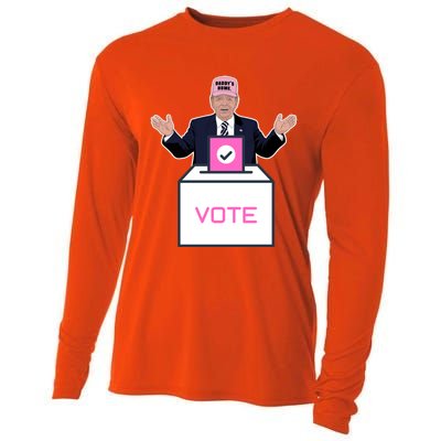 Trump Take America Back DaddyS Home Trump Gift Cooling Performance Long Sleeve Crew