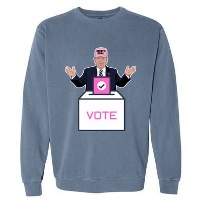 Trump Take America Back DaddyS Home Trump Gift Garment-Dyed Sweatshirt