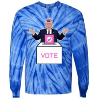 Trump Take America Back DaddyS Home Trump Gift Tie-Dye Long Sleeve Shirt