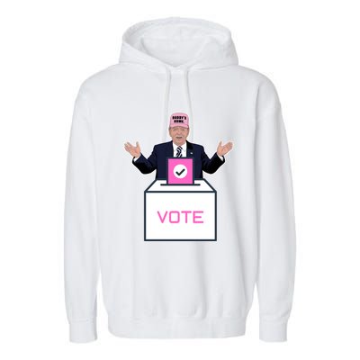 Trump Take America Back DaddyS Home Trump Gift Garment-Dyed Fleece Hoodie