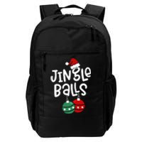 Tinsel Tits Jingle Balls Funny Matching Christmas Couple Chestnuts Daily Commute Backpack