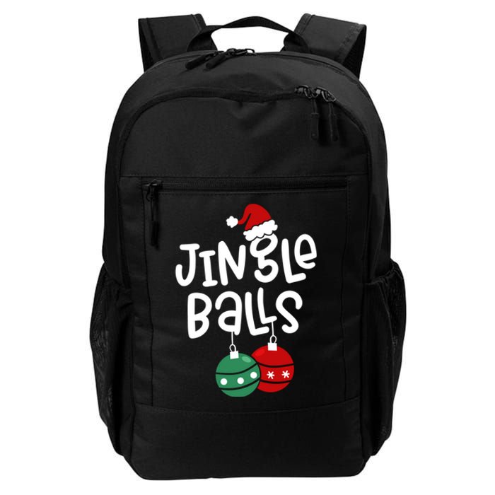 Tinsel Tits Jingle Balls Funny Matching Christmas Couple Chestnuts Daily Commute Backpack