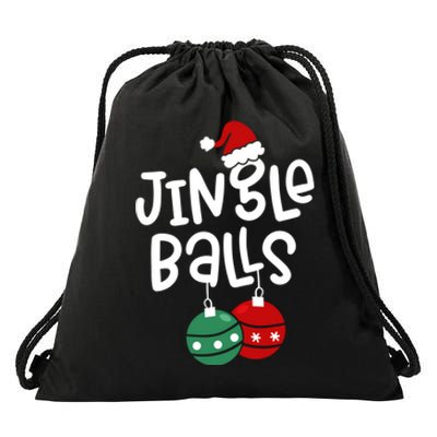 Tinsel Tits Jingle Balls Funny Matching Christmas Couple Chestnuts Drawstring Bag