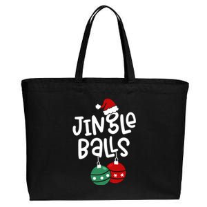 Tinsel Tits Jingle Balls Funny Matching Christmas Couple Chestnuts Cotton Canvas Jumbo Tote