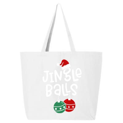 Tinsel Tits Jingle Balls Funny Matching Christmas Couple Chestnuts 25L Jumbo Tote