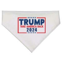 Trump Take America Back 2024 Election USA-Made Doggie Bandana