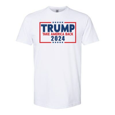 Trump Take America Back 2024 Election Softstyle® CVC T-Shirt