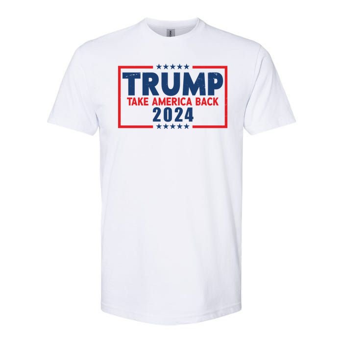 Trump Take America Back 2024 Election Softstyle® CVC T-Shirt