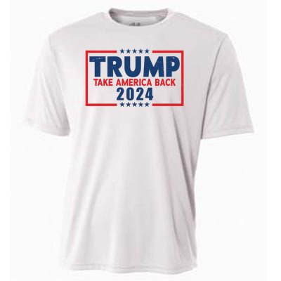 Trump Take America Back 2024 Election Cooling Performance Crew T-Shirt