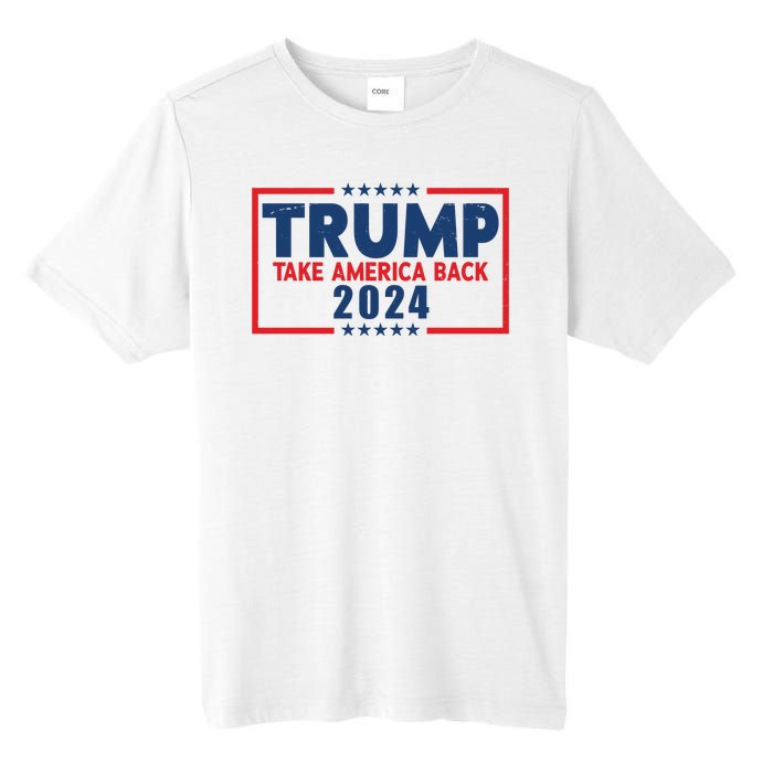 Trump Take America Back 2024 Election Tall Fusion ChromaSoft Performance T-Shirt