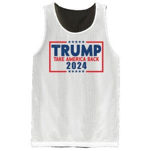 Trump Take America Back 2024 Election Mesh Reversible Basketball Jersey Tank