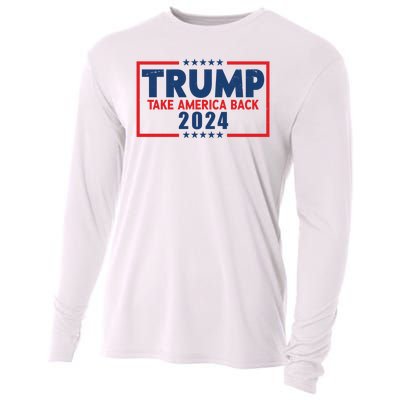 Trump Take America Back 2024 Election Cooling Performance Long Sleeve Crew