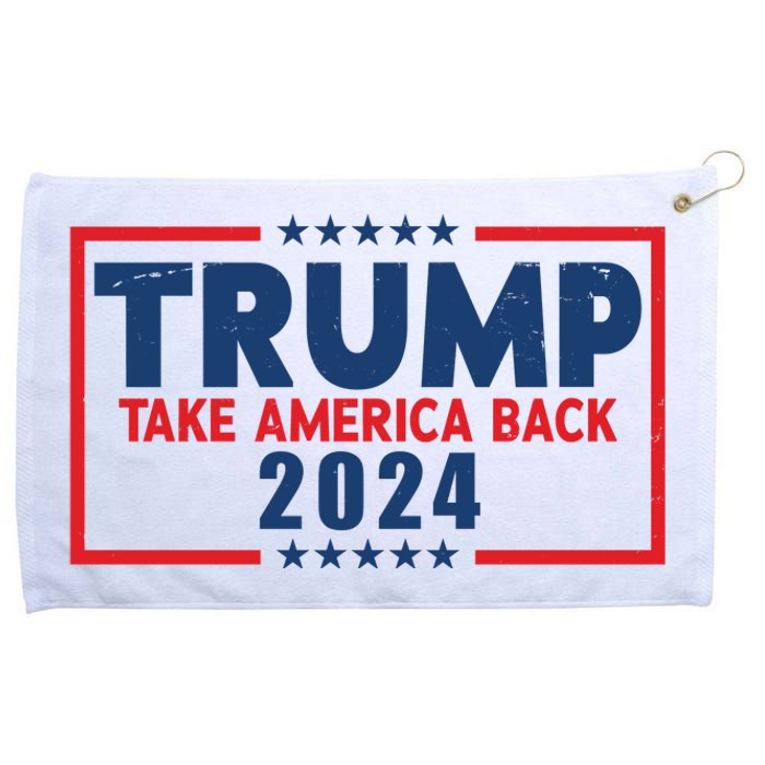 Trump Take America Back 2024 Election Grommeted Golf Towel