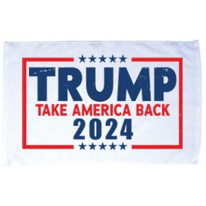 Trump Take America Back 2024 Election Microfiber Hand Towel