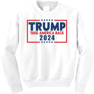 Trump Take America Back 2024 Election Kids Sweatshirt