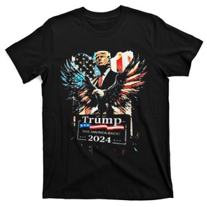 Trump Take America Back 2024 Eagle Us Flag T-Shirt