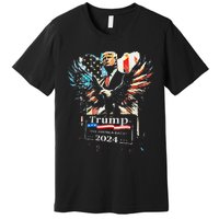 Trump Take America Back 2024 Eagle Us Flag Premium T-Shirt