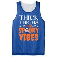 Thick Thighs And Spooky Vibes Halloween Costume Gift Mesh Reversible Basketball Jersey Tank