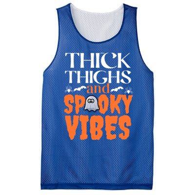 Thick Thighs And Spooky Vibes Halloween Costume Gift Mesh Reversible Basketball Jersey Tank